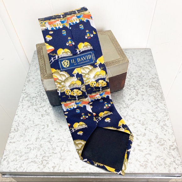 Il David by Florence 100% Italian silk tie - Picture 2 of 4